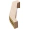 Ekena Millwork 3-inch W x 8-inch D x 12-inch H Burlington Rough Cedar Woodgrain TimberThane Knee Brace, Primed BRCUR03X08X12BURRCPR - alternate 4